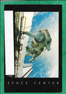 Space Center Photo Courtesy Of NASA Orlando Florida FL 06-04-2001 Astronaute Stamp - Astronomy