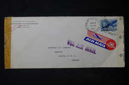 ETATS UNIS - Enveloppe Commerciale De New York En 1943 Pour Londres Avec Contrôle Postal - L 84525 - Cartas