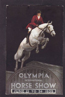 CPA Cheval Carte Photo Rodéo Circulé Olympia Horse Angleterre Londres - Pferde