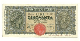 Italia - 50 Lire 1944 - Turrita     ---- - 50 Liras