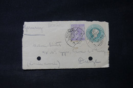 INDE -Devant D'entier Postal De Meppadi Pour La France ( Alsace Lorraine )  - L 84529 - 1882-1901 Keizerrijk