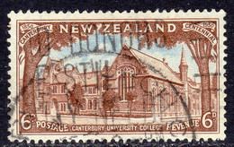 New Zealand 1950 Centennial Of Canterbury 6d Value, Used, SG 706 - Usados