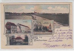 62743 Mehrbild Ak Gruß Aus Zschortau Dorfstraße Usw. 1919 - Altri & Non Classificati