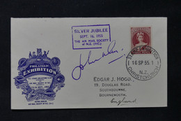 NOUVELLE ZÉLANDE - Enveloppe FDC En 1955 Avec Signature - L 84536 - FDC