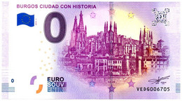 Billet Touristique - 0 Euro - Espagne - Burgos Ciudad Con Historia - (2019-1) - Privatentwürfe