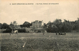 St Sébastien Lès Nantes * L'ile Pinet * Château De La Savarière - Saint-Sébastien-sur-Loire