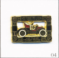 Pin's Automobile - Peugeot / Modèle Voiturette Lion (1906). Estampillé Hélium. Zamac. T755-04 - Peugeot