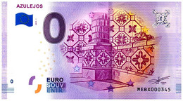 Billet Touristique - 0 Euro - Portugal - Azulejos (2019-1) - Essais Privés / Non-officiels