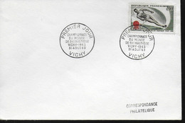 FRANCE  FDC 1963 Vichy Ski Nautique - Wasserski