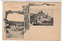 36042 Ak Lithografie Souvenir De Cressier Um 1900 - Cressier