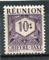 REUNION  N°  26 *  (Y&T)  (Taxe)  (Charnière) - Timbres-taxe