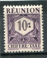 REUNION  N°  26 *  (Y&T)  (Taxe)  (Charnière) - Impuestos