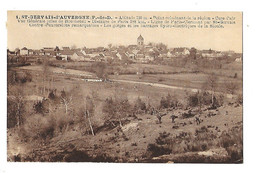 SAINT-GERVAIS-D'AUVERGNE  (cpa 63)  Vue Générale   -  L 1 - Saint Gervais D'Auvergne