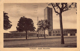 00326 "TORINO - STADIO MUSSOLINI" VEDUTA, ARCHIT. '900. CART SPED 1941 - Stades & Structures Sportives