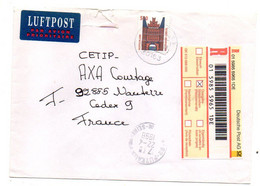 Allemagne --1998--Lettre Recommandée De HANNOVER  Pour  NANTERRE -92 (France)..timbre Seul Sur Lettre - Lettres & Documents