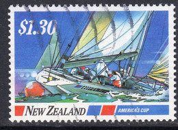 New Zealand 1987 Yachting $1.80 Value, Used, SG 1420 - Oblitérés