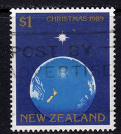 New Zealand 1989 Christmas $1 Value, Used, SG 1523 - Gebraucht
