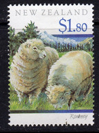 New Zealand 1991 Sheep Farming $1.80 Value, Used, SG 1584 - Usados