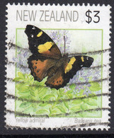 New Zealand 1991 Butterflies $3.00 Value, Used, SG 1642 - Usados