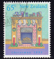 New Zealand 1992 Christmas 65c Value, Used, SG 1704 - Gebraucht