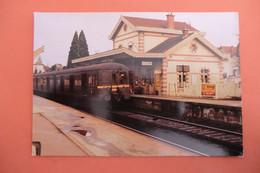 CPSM 78 YVELINES LOUVECIENNES. Arrivée D Un Train En Provenance De Paris. Train. Gare. - Louveciennes