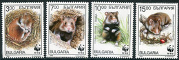 BULGARIA  1994 Common Hamster MNH / **.  Michel 4124-27 - Neufs