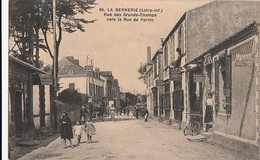 LA BERNERIE. -  Rue Des Grands-Champs Vers La Rue De Pornic. Belle Animation - La Bernerie-en-Retz