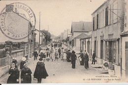 LA BERNERIE. -  La Rue De Pornic. Très Belle Carte Animée - La Bernerie-en-Retz