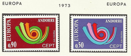 ANDORRE EUROPA 1973 N° 226 227 NEUFS * Avec Charnière MH - Altri & Non Classificati