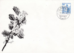 BRD,  PU 116 A2/002, BuSchl 70, Zweig Mit Blüten, Olpe, Nachträglich Entwertet - Private Covers - Used