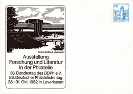 BRD,  PU 116 D2/006, BuSchl 70,  Leverkusen : Bundes- Und Philatelisten Tag - Privé Briefomslagen - Ongebruikt