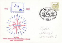 BRD,  PU 117 C2/017a,  BuSchl 80,  Hannover : 40 Jahre VNPh - Privé Briefomslagen - Gebruikt