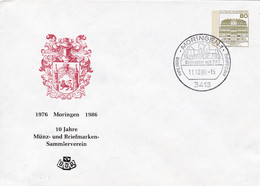 BRD,  PU 117 C2/046, BuSchl 80,  Moringen : 10 Jahre Münz- Und Briefmarken Sammlerverein - Enveloppes Privées - Oblitérées