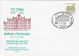 BRD,  PU 117 D2/102, BuSchl 80,  Oberhausen, 175 Jahre Postamt - Private Covers - Used