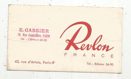 Carte De Visite , REVLON FRANCE , Paris 8 éme - Visiting Cards