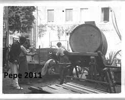 Négatif Photo Sur Plaque De Verre - Atelier Mécanique - Garage - Réparation De Voiture Années 1930...Beau Plan Animé - Diapositivas De Vidrio