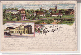 52905 Ak Lithographie Gruss Aus Rothenburg An Der Oder 1909 - Sin Clasificación