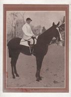 PHOTOGRAPHIE 20.5 X 27 Cm - SPORTS EQUITATION - CAVALIER JOCKEY - H. HOLT - Deportes