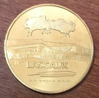 24 LASCAUX II BISONS ADOSSÉS MDP 2017 MEDAILLE SOUVENIR MONNAIE DE PARIS JETON TOURISTIQUE MEDALS COINS TOKENS - 2017