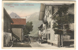 Längenfeld Oetztal GASTHOF Zum HIRSCHEN Farbekarte 1922 - Längenfeld