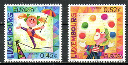 LUXEMBOURG. N°1524-5 De 2002. Le Cirque. - Cirque