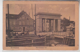 57809 Ak Greifswald Steinbecker Tor 1928 - Non Classés