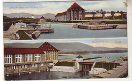 59882 Ak Basler Rheinkraftwerke Augst Und Großschifffahrtschleuse Um 1910 - Augst