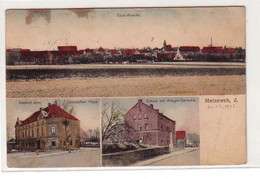 60259 Mehrbild Ak Meineweh Totalansicht, Gasthof, Schule 1912 - Non Classés