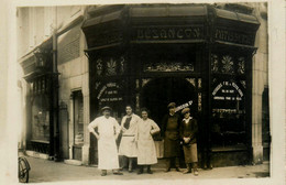 Paris 16ème * Carte Photo * Devanture Boulangerie Pâtisserie BESANCON , Rue Du Général Appert * Commerce Magasin - Paris (16)