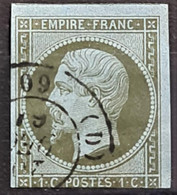 FRANCE 1860 - Canceled - YT 11 - 1c - 1853-1860 Napoleon III
