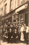 Paris * Carte Photo * Devanture Bar ARMAND * Spécialité De Carrosserie BONHOMME * Commerce Magasin - Autres & Non Classés