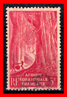 AFRICA ECUATORIAL  ( FRANCIA COLONIAS ) AÑO 1947 MOTOVOS LOCALAS - Timbres De Service