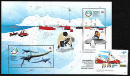Argentina 2014 ** XXV Reunión De Administradores De Programas Antárticos Latinoamericanos ** HB + Sello ** - Unused Stamps