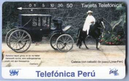 PERU : T41 50 DIC.94/015 Calesa Con Caba USED - Pérou